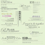 婚纱PSD字模