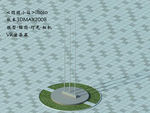 旗杆3D模型