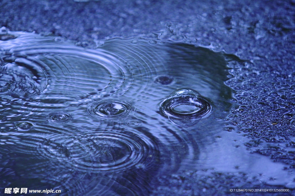 地面雨晕