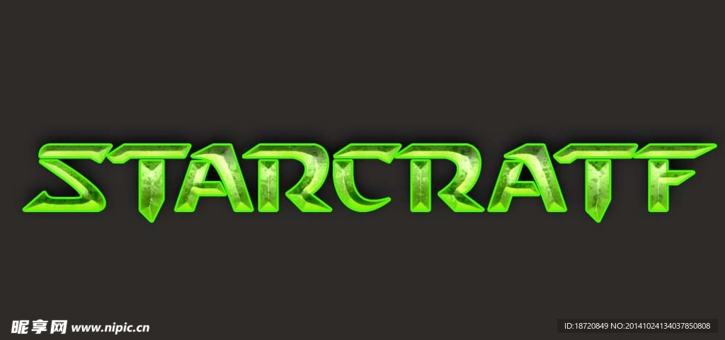 starcratf字体设计