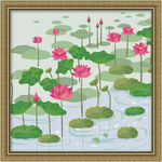 小荷清清 数字油画