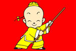 功夫小子 数字油画