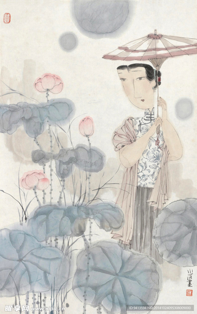 观荷