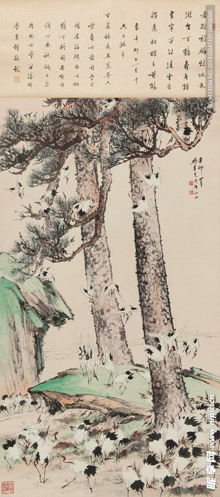 百鹤图
