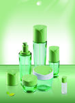 化妆瓶  绿色  乳液瓶