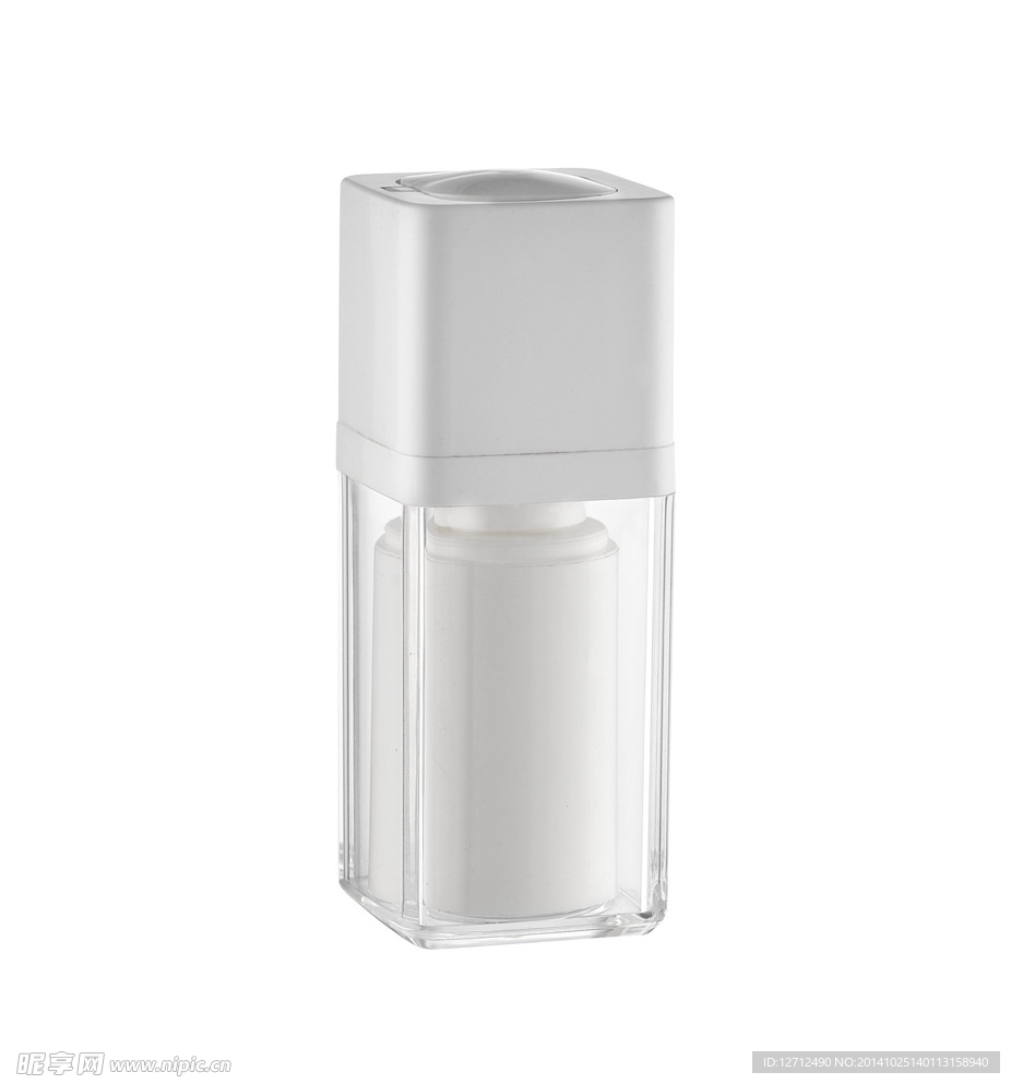 化妆瓶  白色  透明  