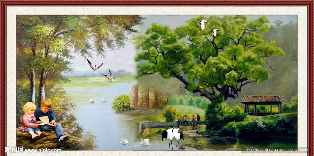 油画风景