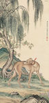 中国画 狗