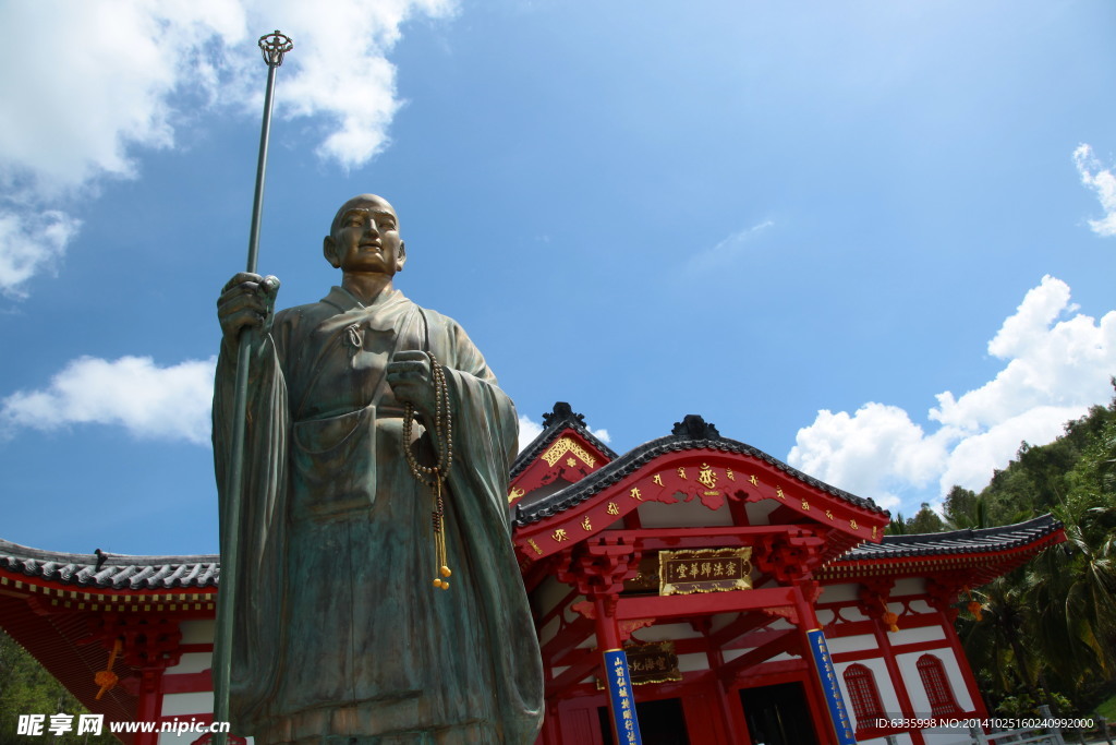 南山寺空海雕像