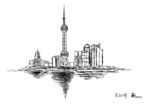 东方明珠塔速写
