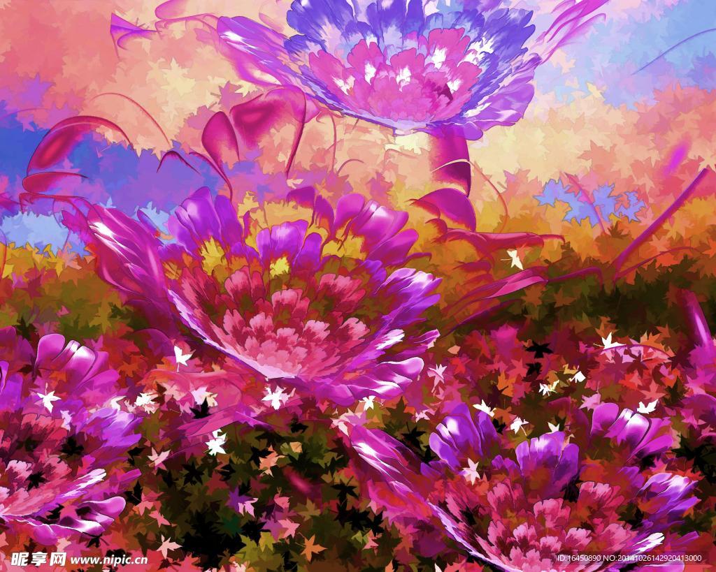 花朵油画
