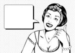 简笔画美女