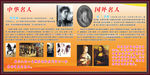 名人广告展板宣传