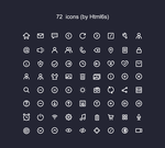 UI常用的ICON图标[线