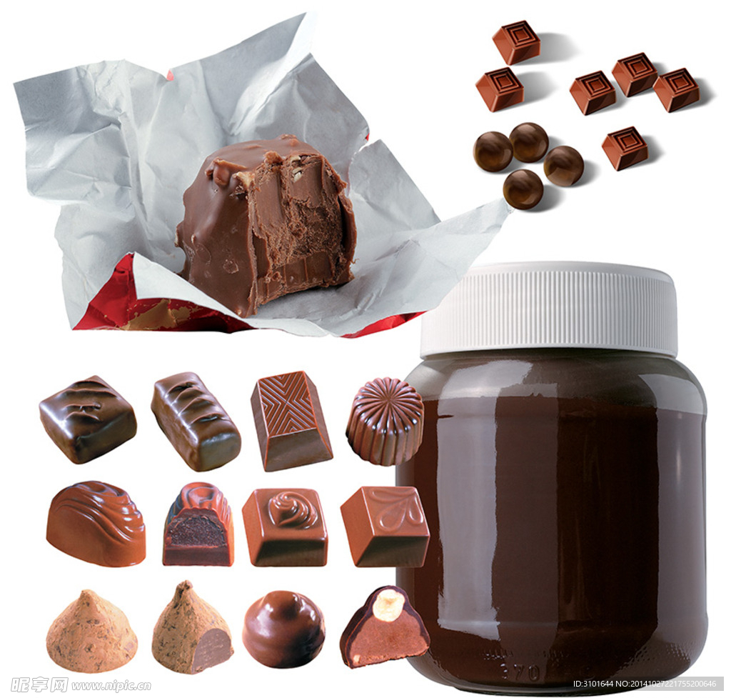 巧克力素材
