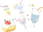 糕点 饮品 棒棒糖