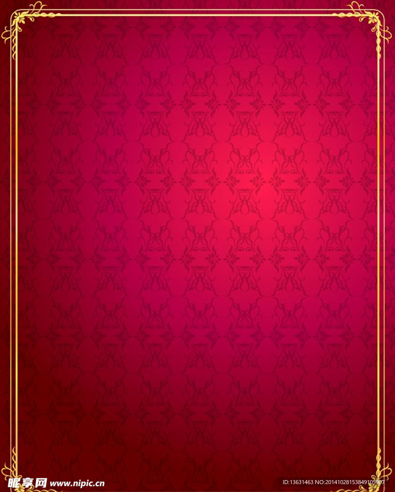 高档边框底纹