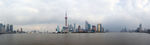 上海黄浦江两岸宽幅风
