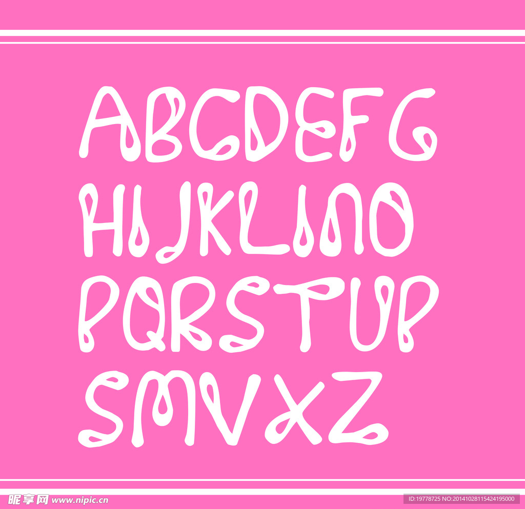 英文字母 英文设计 字