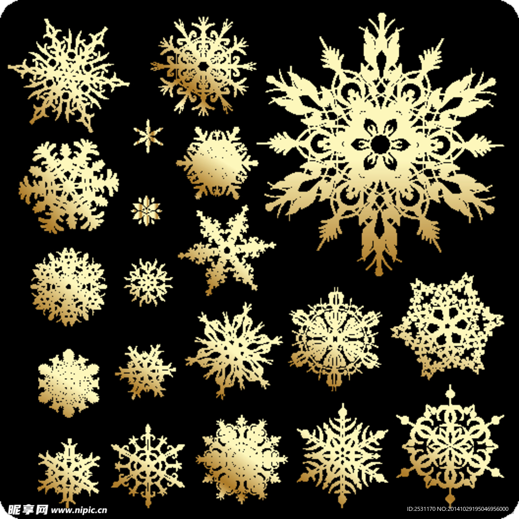 雪花图案