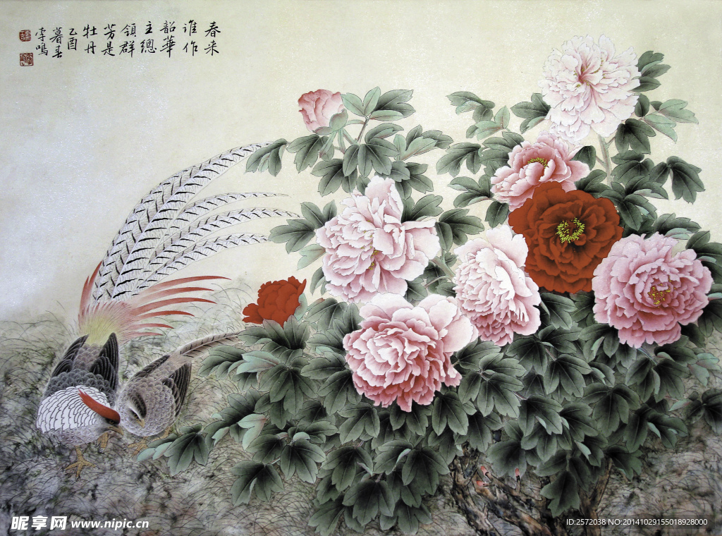 总领群芳是牡丹