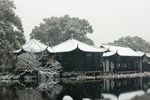 西湖雪景  三潭印月