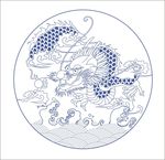 龙纹图案矢量素材