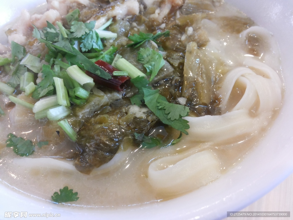 酸菜鸡丝面 酸菜面