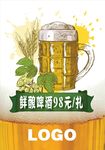 啤酒促销海报