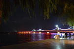 丹东鸭绿江大桥夜景