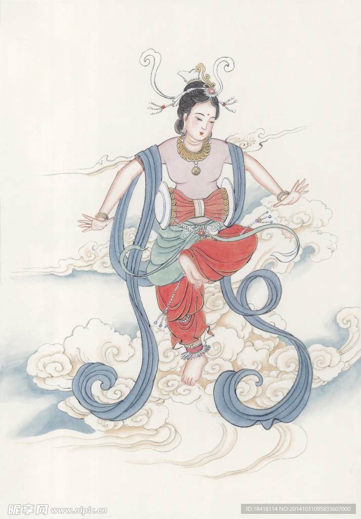 工笔仕女图