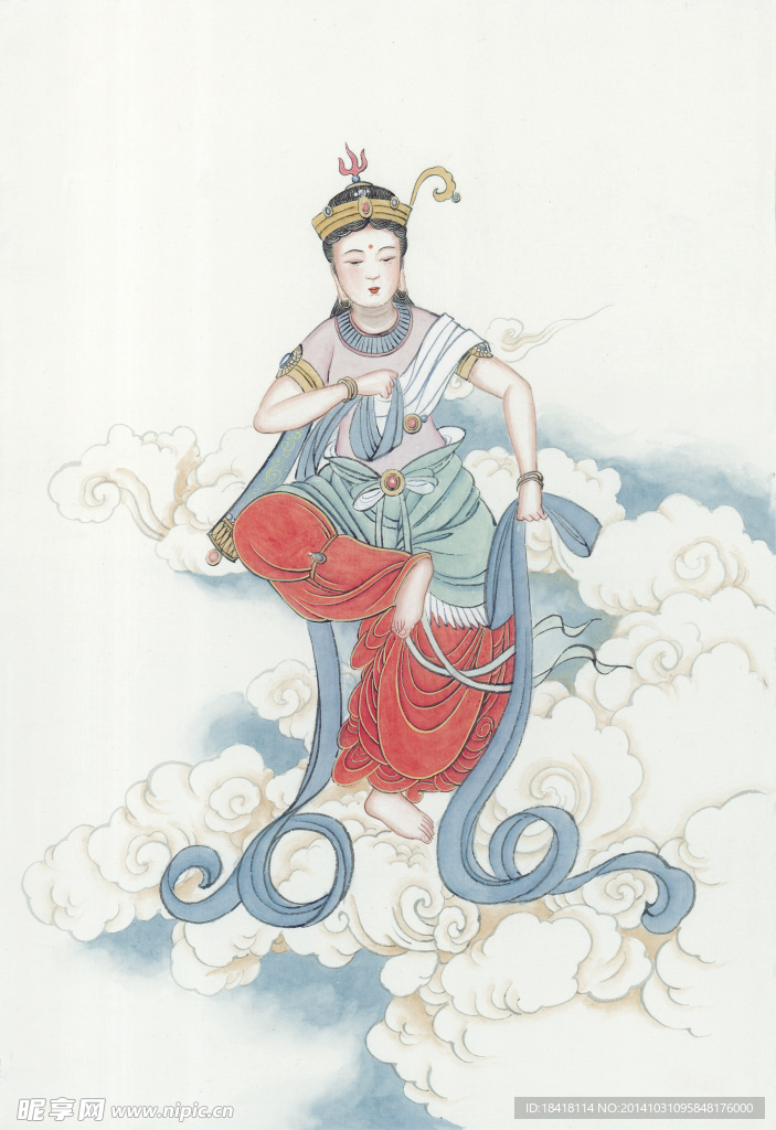 工笔仕女图