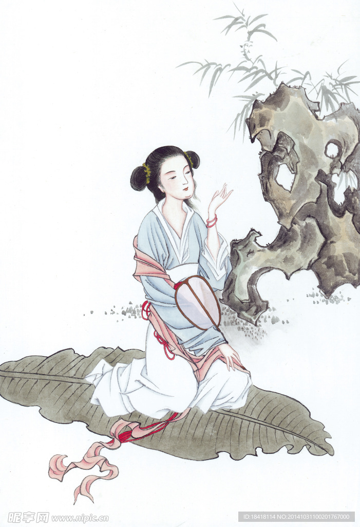 工笔仕女图