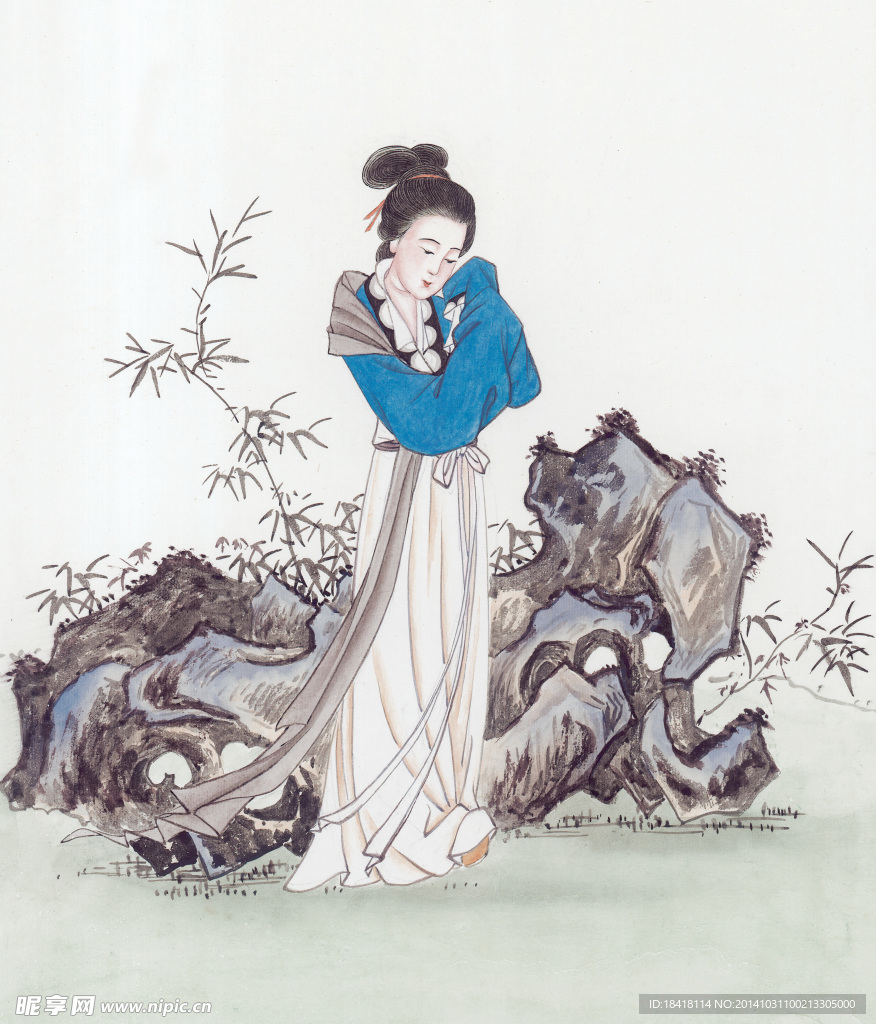 工笔仕女图