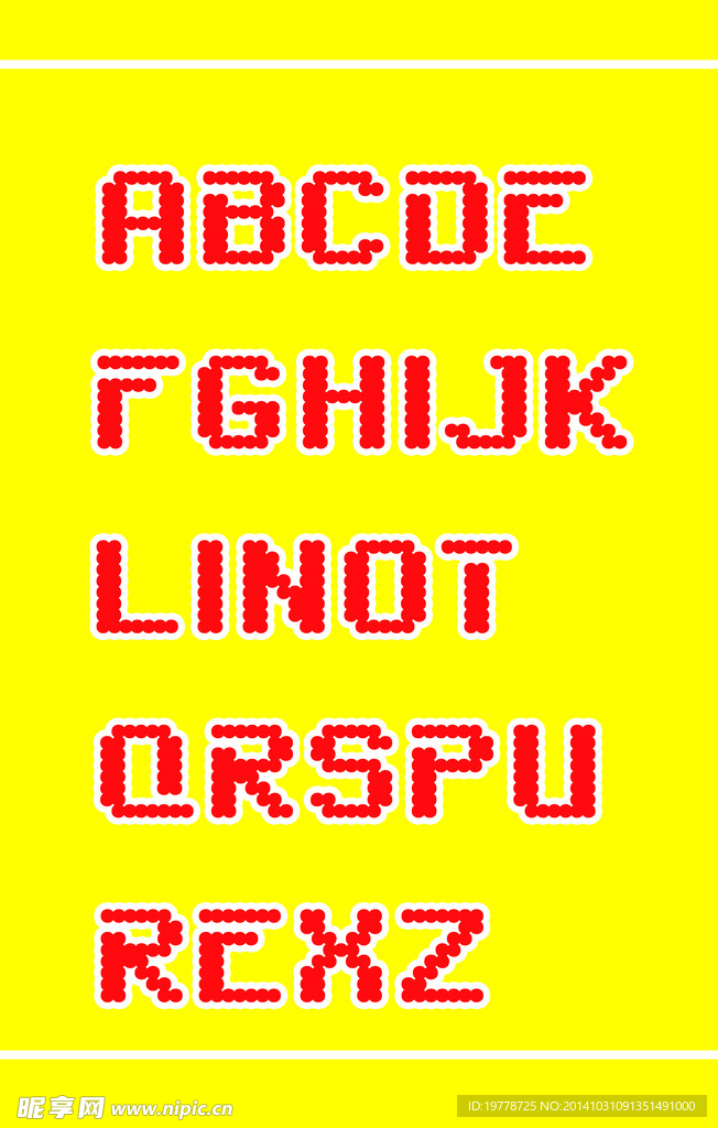 英文字体 英文设计 字