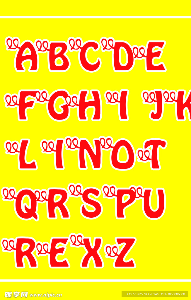 英文字体 英文设计 字