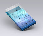 手机 app 界面 透明
