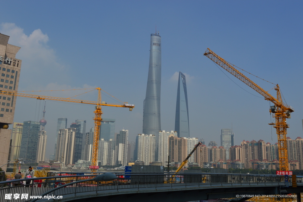 建设中的上海