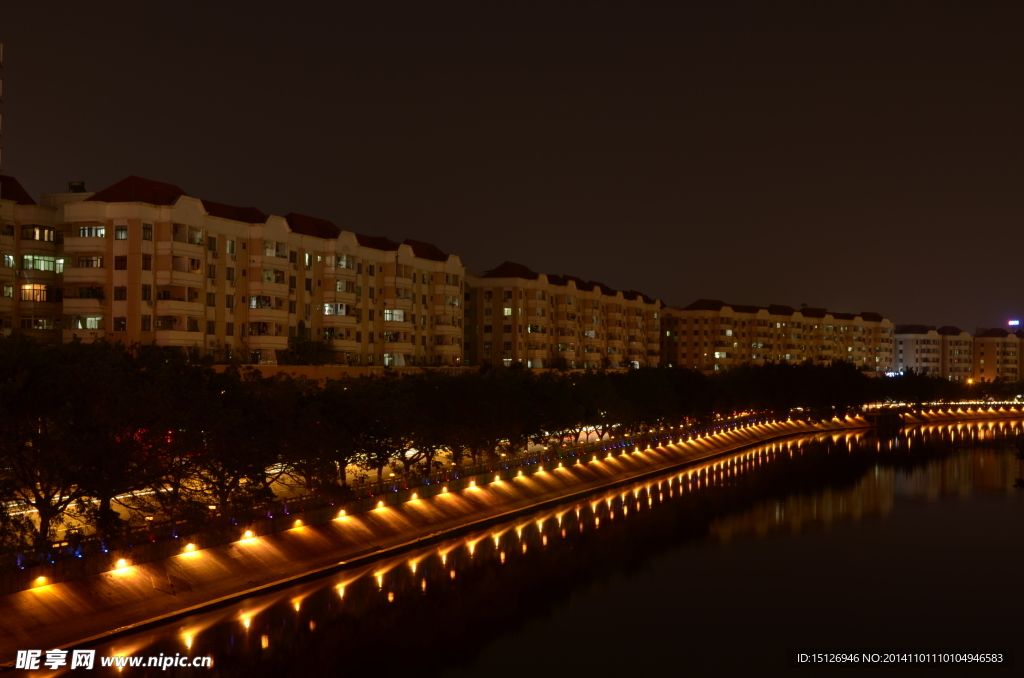 东莞运河夜景