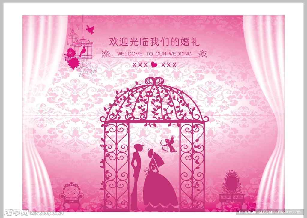 WEDDING 背景