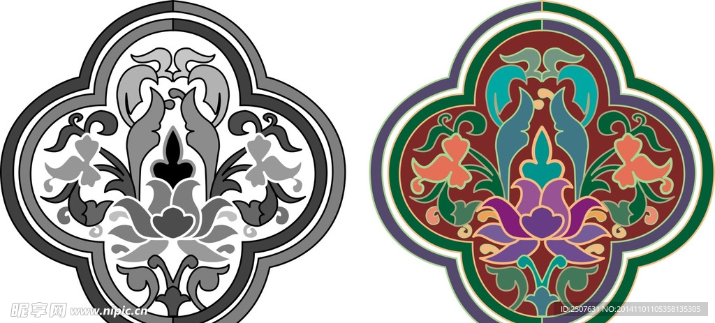 古典花纹