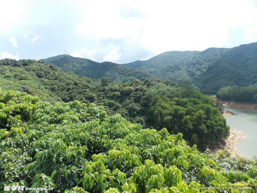 羊台山 山水风景 自然