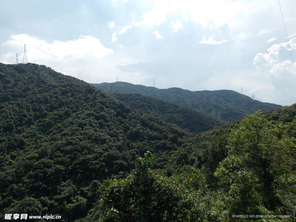 羊台山 山水风景 自然