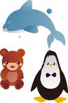 海豚 企鹅