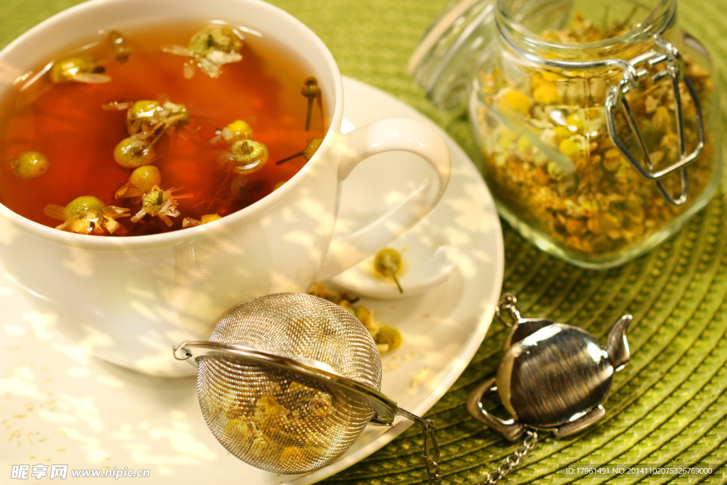 唯美菊花茶