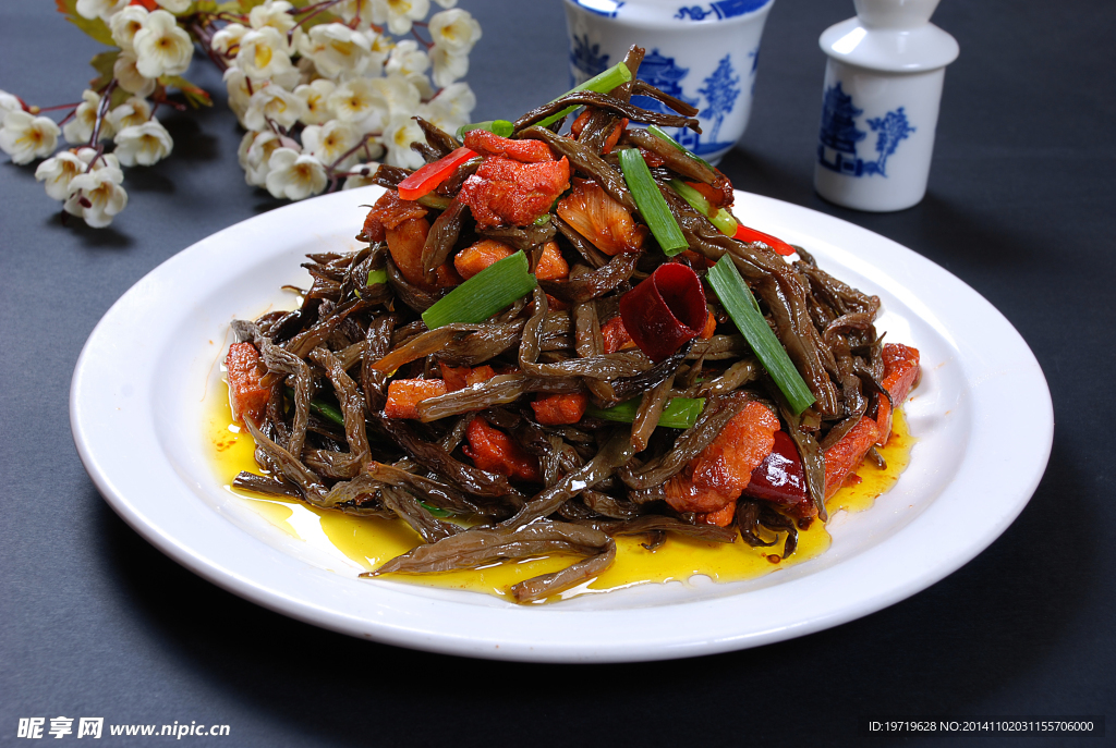 肉筋压干豆角