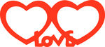 LOVE相框模板