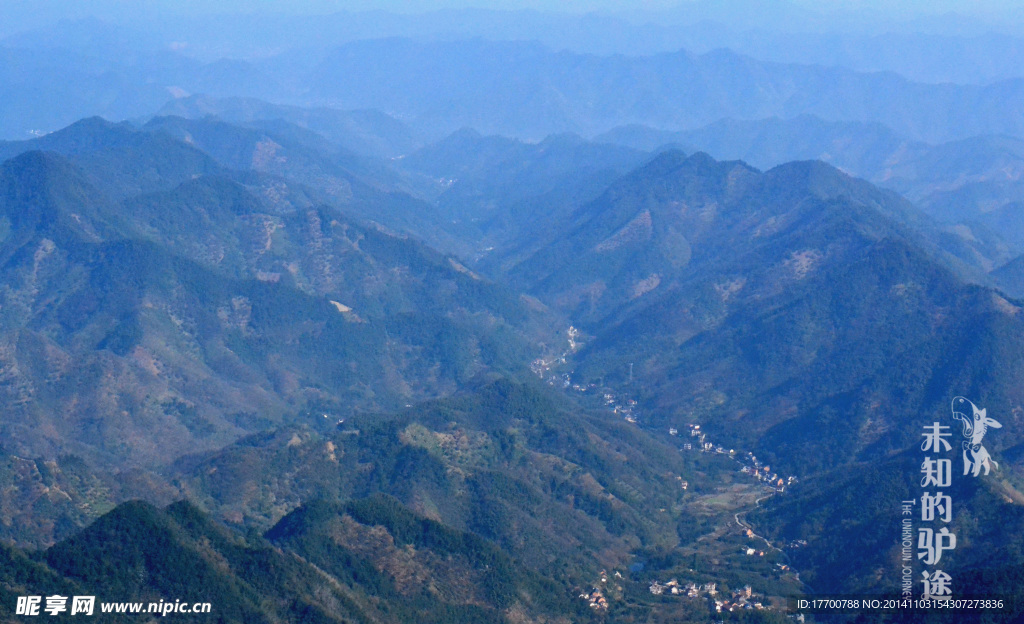 吴越古道 山 全景图