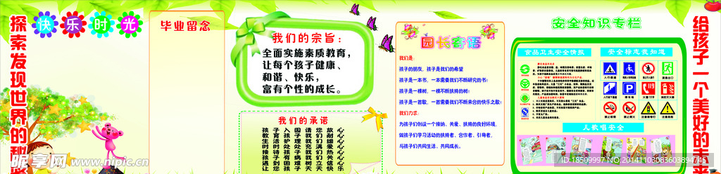 幼儿园安全教育栏