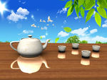 3dmax 茶壶 杯子 三维